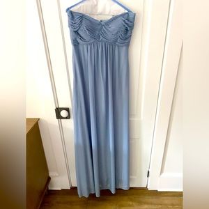 Birdy Grey Bridesmaids dress in Dusty Blue.